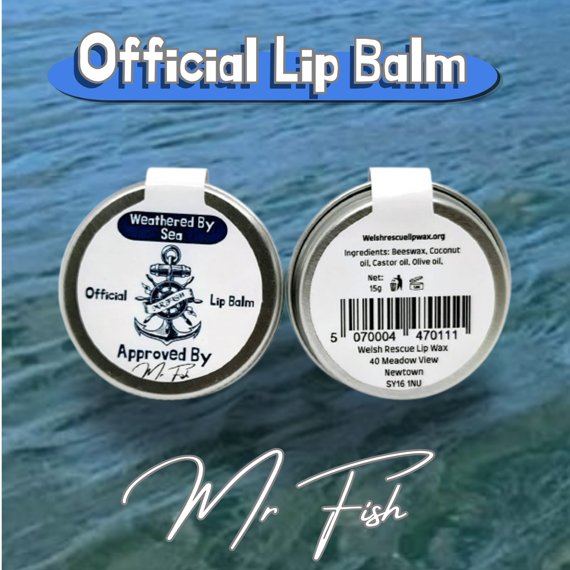 Official 15g tin Mr Fish 3