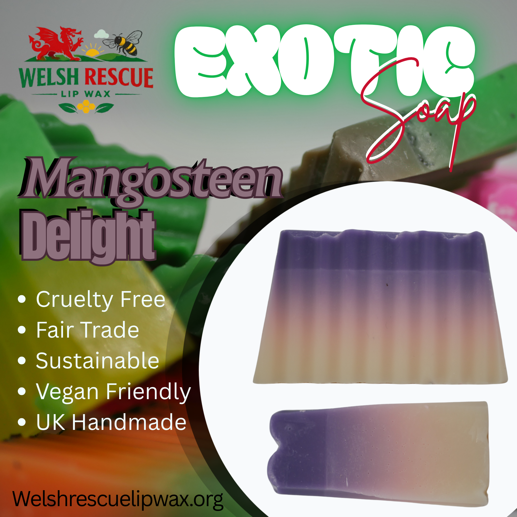 Mangosteen Delight Handmade Soap